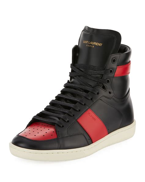 ysl men sneakers|saint laurent high top sneakers.